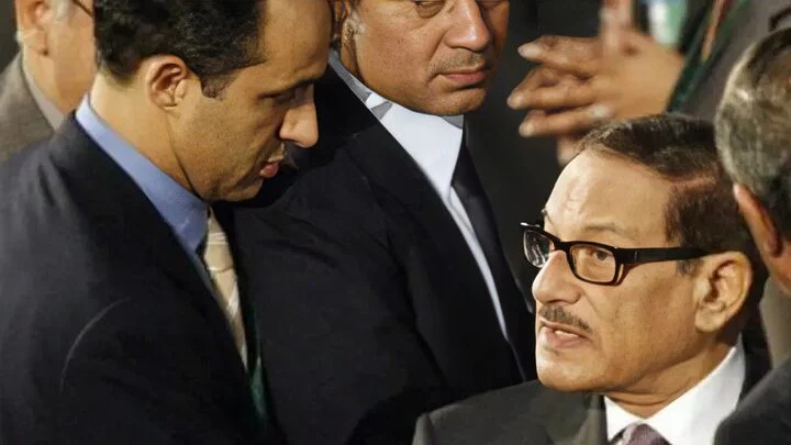 صفوت الشريف وجمال مبارك