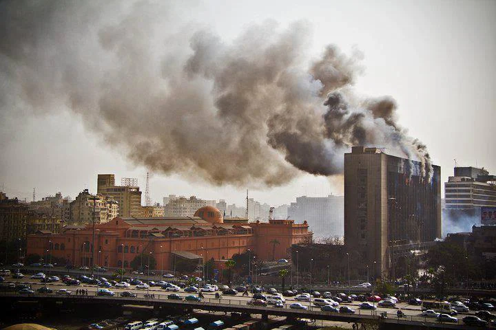 حريق الحزب الوطني
