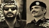 ياسر عرفات والملك حسين